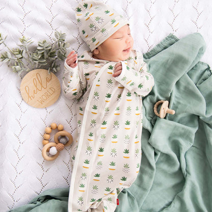 Magnetic Modal Cozy Sleeper Gown + Hat Sets