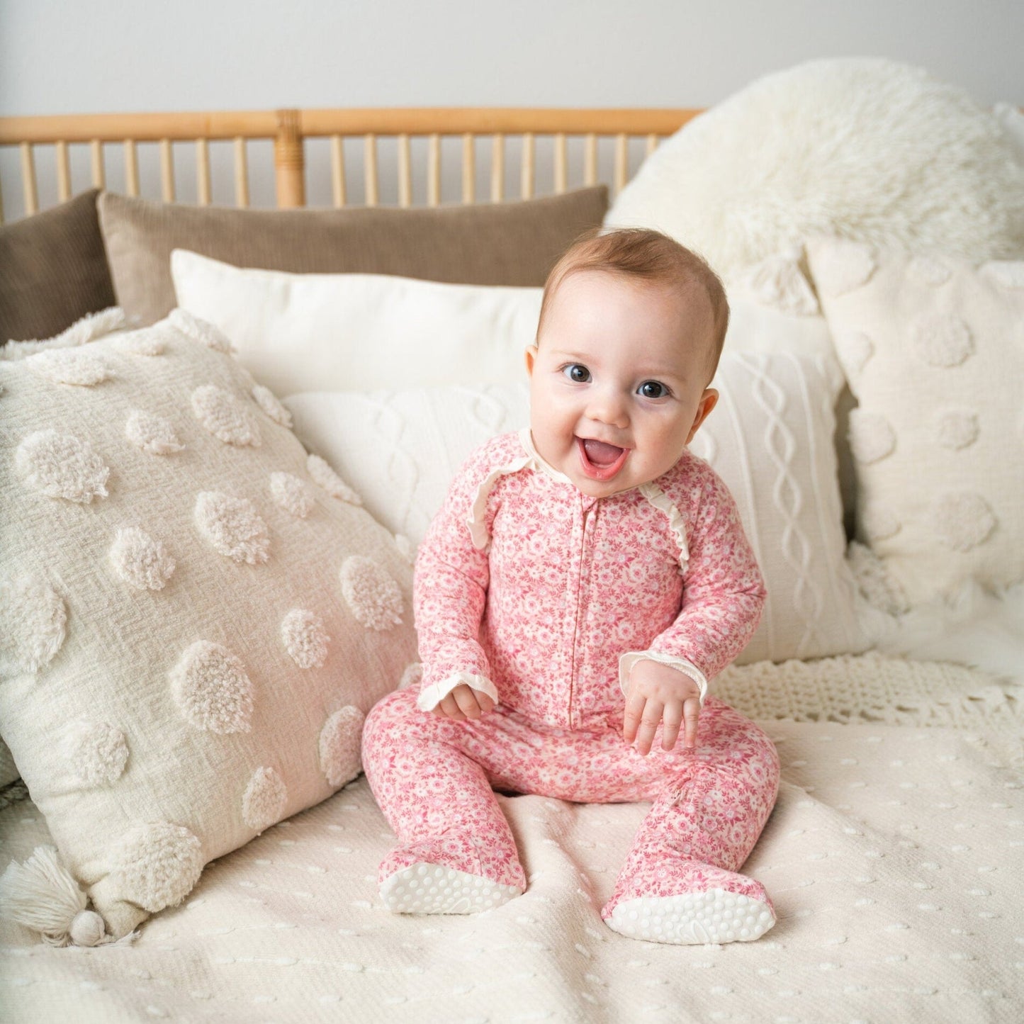 Sweet Bamboo Zipper Footies